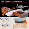 Knife Sharpener Tool Rolling Knife Sharpener Kit, Ceramic Disc Sharpeners