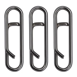 OROOTL Fishing Clip Power Clips, 100 Pieces Stainless Steel Fishing Snap Clip High Strength Fishing Bait Quick Clips Connector Fishing Quick Snaps Speed Clips Tackle for Freshwater Saltwater Bass Pike