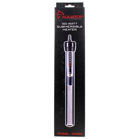 Aquatop Aquatic Supplies-Submersible Glass Aquarium Heater 150 Watt