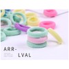 FEIFEI'S BOW 100 Mini Multicolor Hair Ponios Endless Elastics Bobbles