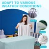 Heated Clothes Airer Drying Cover Electric Heated Folding Clothes Dryer