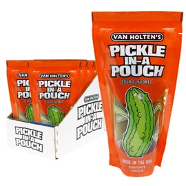 Van Holten's Pickles - Jumbo Sour Pickle-In-A-Pouch - 12 Pack