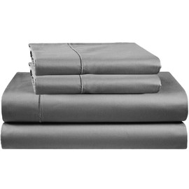 Ambra Linens - California King Size 4 Piece Bed Sheet Set Comfy Breathable & Cooling Sheets Hotel Luxury 400TC Bed Sheets for Women & Men - Deep Pockets, Easy-Fit, Extra Soft and Wrinkle Free Sheets