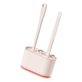 Toilet Brush Set, Multi Function Toilet Brush Scrubber for Toilet (Sakura Pink)