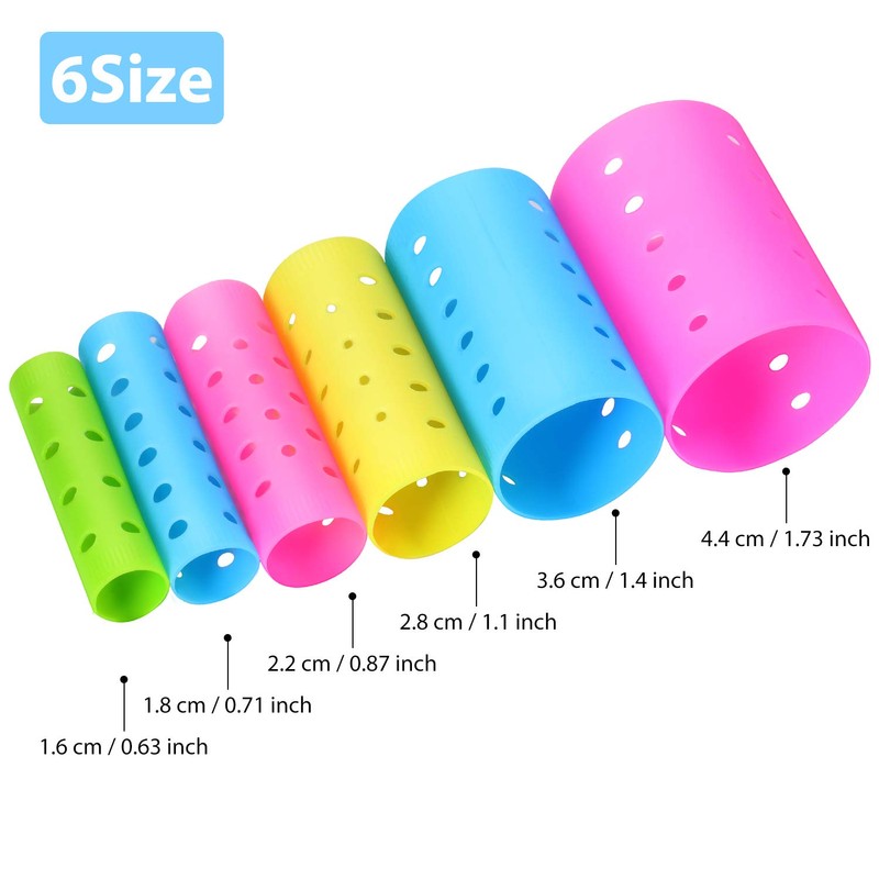 141-piece curler set includes 60 plastic straight curlers with 60