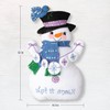 Bucilla Felt Applique Door Stopper Making Kit, Let It Snow,