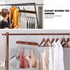 Multifunctional Clothes Rack with 8 Hooks, 2 Pack Space Saving