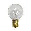 Sival G40 Replacement Globe Light Bulb, E17 Base (Intermediate), Clear,
