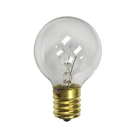 Sival G40 Replacement Globe Light Bulb, E17 Base (Intermediate), Clear, 7 Watts, Pack of 25