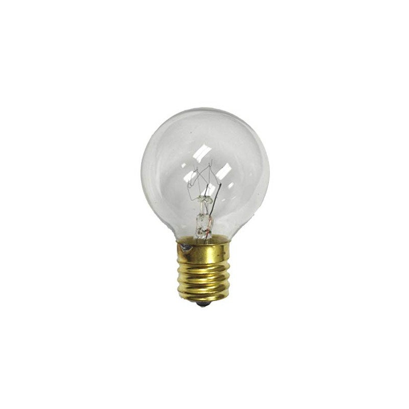 Sival G40 Replacement Globe Light Bulb, E17 Base (Intermediate), Clear,
