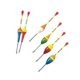 FASPLORE 10 pcs Fishing Floats and Bobbers Kit Fishing Slip Bobbers Cork Drift Floats for Crappie Panfish Bass Trout (10 pcs - 0.1 oz kit)