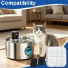 20 Pcs Cat Water Fountain Filter Compatible with 3.2L &