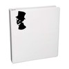 Bargain Max Decals Victorian Man Skull Decal Notebook Car Laptop