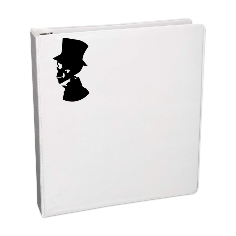 Bargain Max Decals Victorian Man Skull Decal Notebook Car Laptop