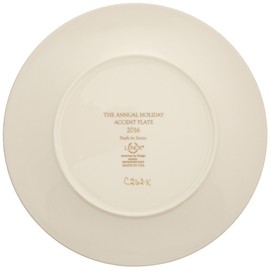 Lenox 2016 Annual Holiday Accent Plate, Ivory