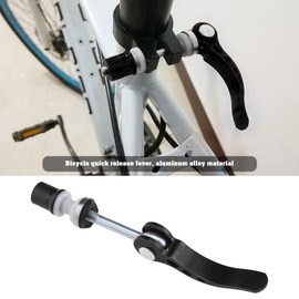 Create idea 2pcs M6×65mm Bicycle Quick Release Seat Post Clamp Bicycle Seat Screw Pipe Extension Lock Nut Saddle for Road Bike Mountain Bike Black