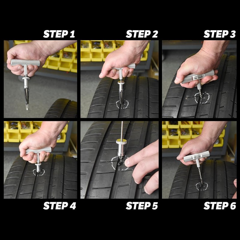 Slime 20290-1 Tire Plug Kit Pro Series, Ultimate Reamer Plugger