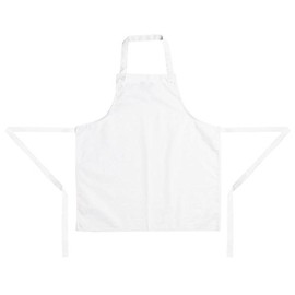 Whites Chefs Clothing Apparel Kids Childrens Bib Apron White Polycotton Cooking One Size