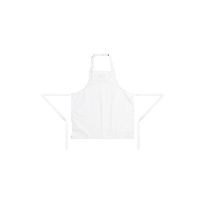 Whites Chefs Clothing Apparel Kids Childrens Bib Apron White Polycotton