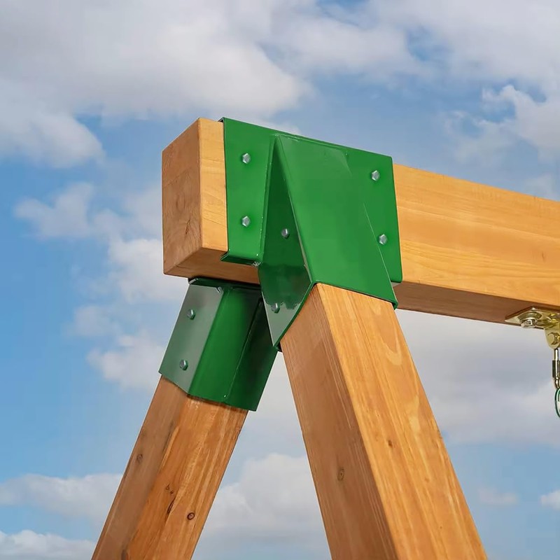 PLAYBERG Easy Installation A-Frame Middle Swing Set Brackets for Outdoor