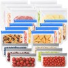 Bolsas Reutilizables para Alimentos,20PCS Bolsas de Silicona para Alimentos