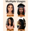 Bob Wig Human Hair 13x4 HD Transparent Lace Front Wig