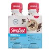 SlimFast Bebida Proteica Capuccino Light 4 Pzs Con Vitaminas y Minerales