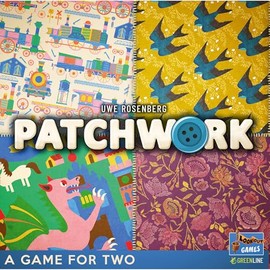 Lookout Games Patchwork Board Game (Revised Edition) - Interactive Quilting Puzzle Strategy Game, Family Fun for Kids & Adults, Ages 8+, 2 Players, 30 Minute Playtime