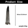 Hair Extension Ponytail 24inch Goddess Box Braids Crochet Hair Extensions