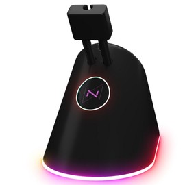 Nyfter RGB Mouse Bungee Mouse Cable Holder for All Mouse Cables with RGB Lighting