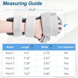 NIdreamCE Resting Hand Splints for Straightening Fingers,Carpal Tunnel Wrist Brace Night Immobilizer With Finger Separators for Stroke Rehabilitation,Muscle Atrophy, Dupuytren's Contractures (L)