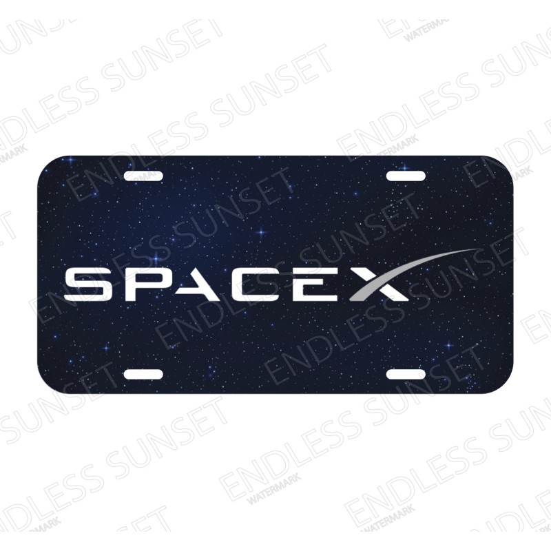 Amel Space X Rocket Space Exploration Nasa Satellites License Plate