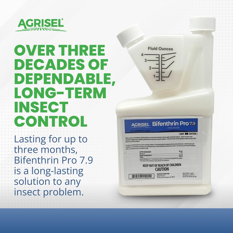 Agrisel Bifenthrin Pro 7.9, Insect Control, Safe for Plants &