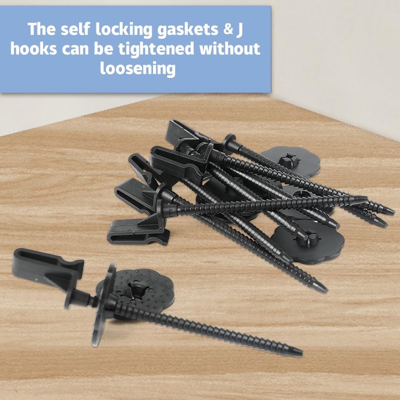 LMYDIDO 30 Packs Solar Panel Guard Clips Wire Mesh Clips,