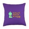 "I Will Be Kind To My Mind" Avocado Guy Throw