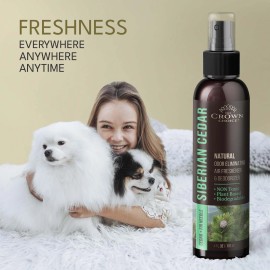 The Crown Choice Natural Cedar_Oil Spray (1PK) — Non Toxic Essential Air Freshener Spray for C...