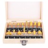 KOWOOD Router Bits Set of 15 Pieces 1/4 Inch Woodwork