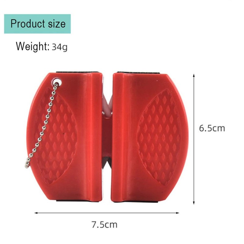AKOAK 4 Pcs Durable Whetstone Mini Cute Shape Knife Sharpener