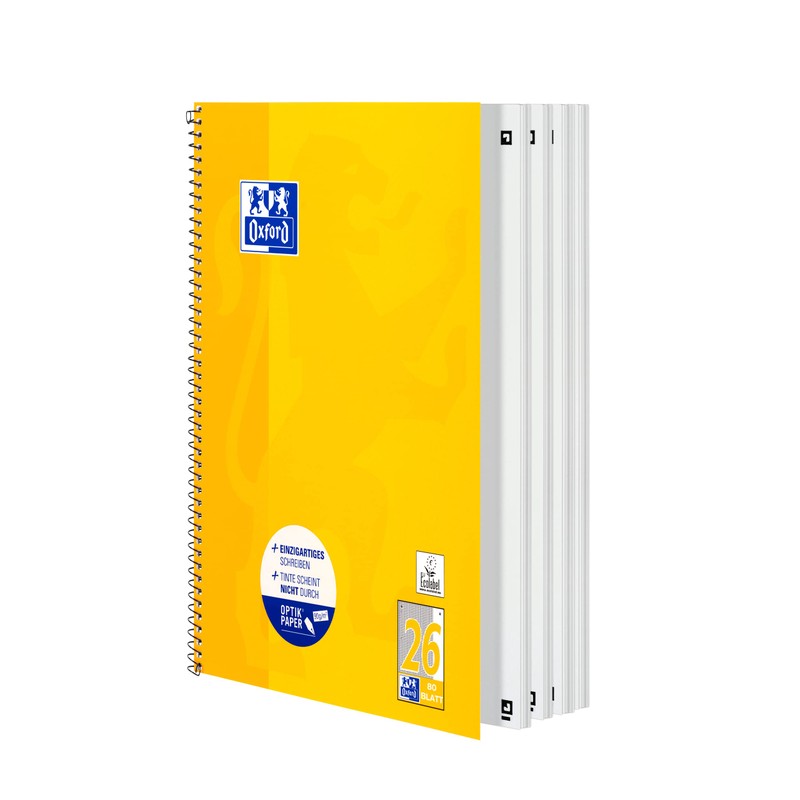 Oxford "School" Notepad / A4+ / 80 Pages / Perforated.