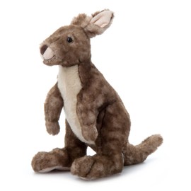 The Petting Zoo Kangaroo Stuffed Animal Plushie, Gifts for Kids, Wild Onez Zoo Animals, Kangaroo Plush Toy, 12 inches
