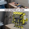 ZEAKOC Power Tool Organizer with Charging Station, 4 Layers Drill