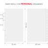 Orgnizme 2026 Weekly Diary Refill Personal Size, Week on Two