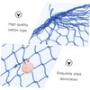Kisangel Decorative Wall Hanging Fishing Net Mediterranean Cotton Photo Props