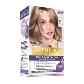 L'Oreal Excellence Cool Creme Permanent Hair Colour 8.11 Ultra Ash Light Blonde
