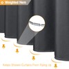 BTTN Extra Long Shower Curtain - 72 x 84 Inch
