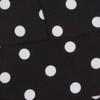 1.5" Grosgrain Ribbon White Dots 030 Black 25yd