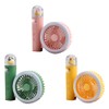 Portable Handheld Fan Mini Pocket Fan with Humidifier Nightlight Rechargeable