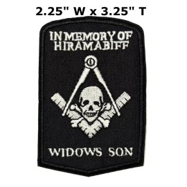 Athena Brands MASONIC LOGO EMBROIDERED PATCH iron-on FREEMASON SQUARE COMPASS MASON EMBLEM