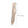 Mikinona Long Synthetic Fiber Ponytail Hair Extension for Women Heat