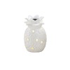 Mud Pie Small Led Pineapple Taper Holder; 3" X 2"